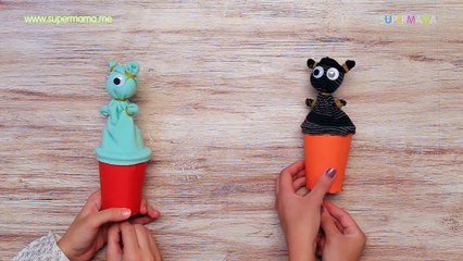 اعملي ألعاب لطفلكِ بنفسك"عرائس من جوارب-السلايم-عرائس من الأكواب الكرتون"