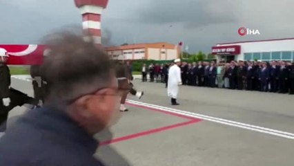 Azez şehidinin cenazesi memleketi Samsun'a geldi