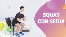 Squat con sedia - Vivere più Sani