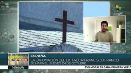 Confirman fecha para la exhumación de Francisco Franco