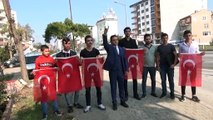 Ülkü Ocaklarından Barış Pınarı Harekatı'na Türk bayraklı destek - BURSA