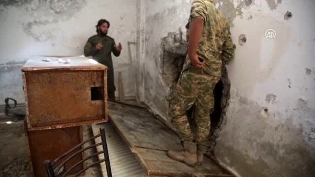 Tel Abyad'da YPG/PKK'lıların kazdığı tüneller ortaya çıkarıldı - TEL