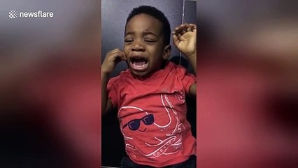 Nigerian toddler goes viral after auntie mimics his dramatic tantrum