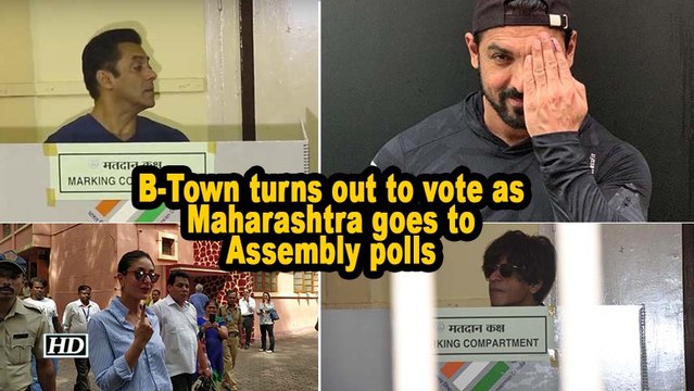 B-Town turns out to vote as Maharashtra goes to Assembly polls