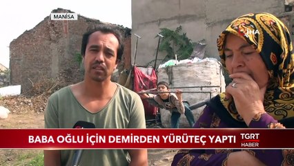Baba Oğlu İçin Demirden Yürüteç Yaptı