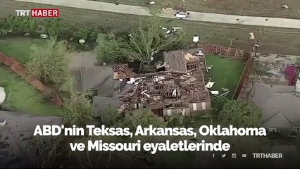 ABD'de hortum on binlerce evi elektriksiz bıraktı