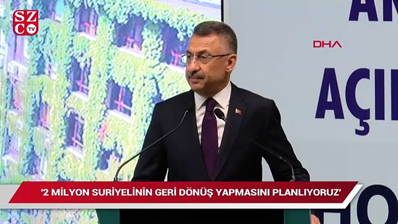Oktay: 2 milyon Suriyeli sığınmacının geri dönüş yapmasını planlıyoruz