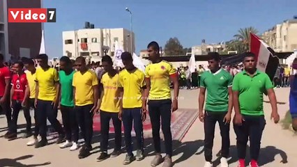 انطلاق فعاليات افتتاح 10 مشروعات تعليمية وإنتاجية بجامعة العريش