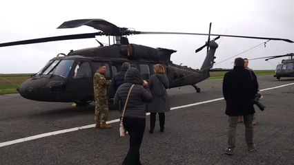 Les hélicoptères américains à Chièvres