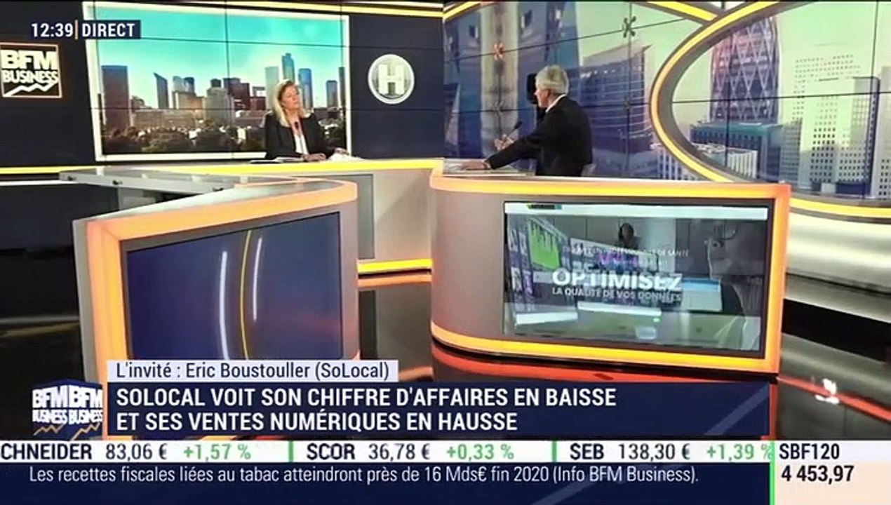 Eric Boustouller, invité de l'Heure H sur BFM Business