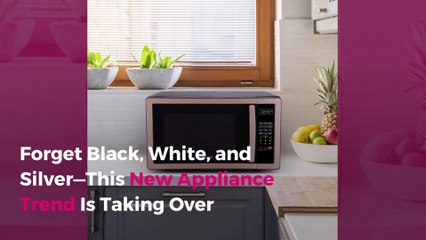 Forget Black, White, and Silver—This New Appliance Trend Is Taking Over