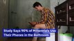 Study Says 90% of Millennials Use Their Phones in the Bathroom