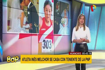 Inés Melchor: así fue la boda de ensueño de fondista peruana en Huancayo