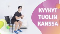 Kyykyt tuolin kanssa - Askel Terveyteen