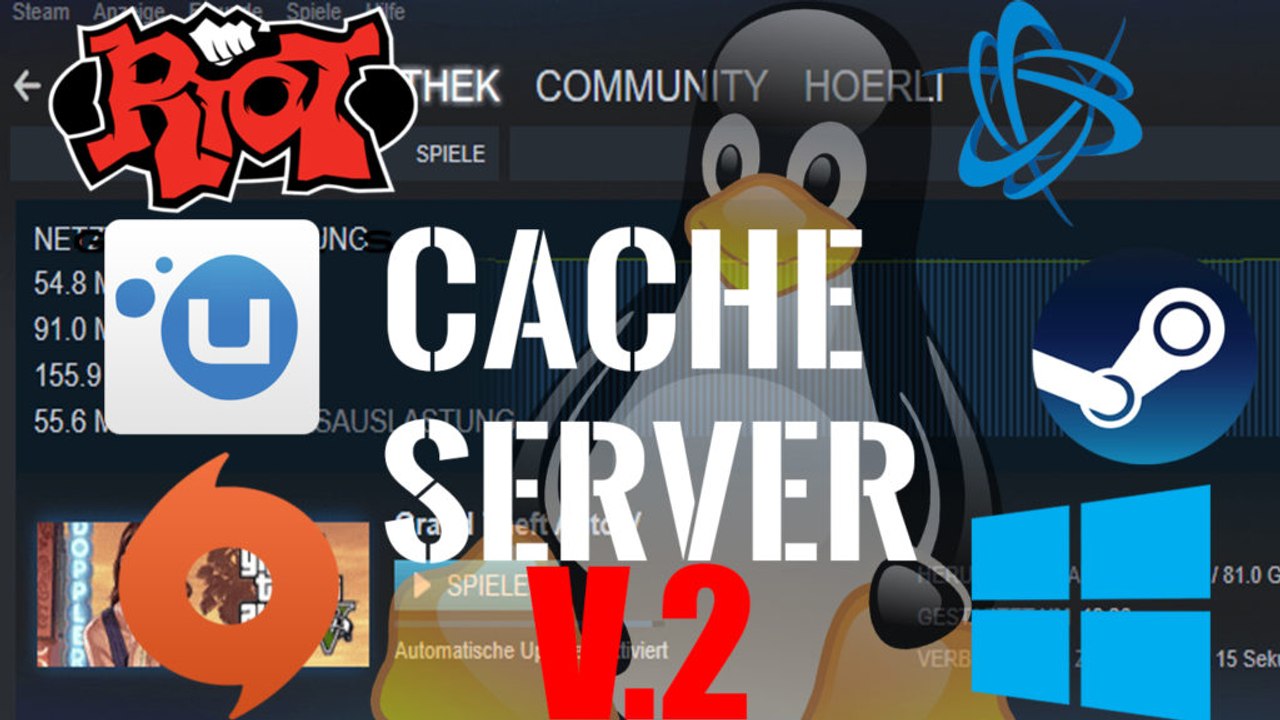 [TUT] LanCache - Cache-Server für deine LAN-Party [4K | DE]