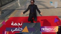 أحمد حلمي ومنى زكي يحتفلان بنجمتيهما في دبي