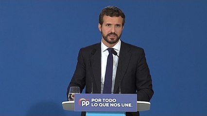 Casado critica que Sánchez hable de normalidad cuando ha tenido que salir escoltado en Barcelona
