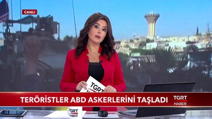 Teröristler ABD Askerlerini Taşladı