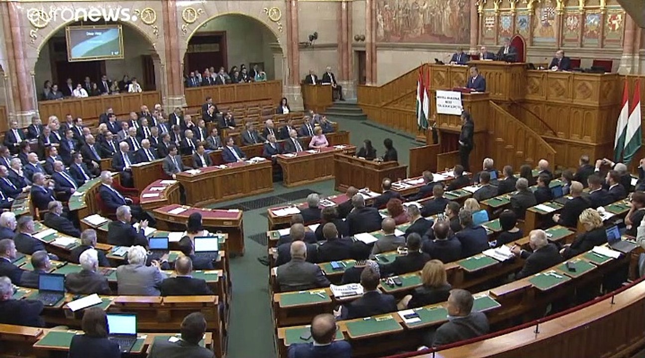 Zwischenfall im ungarischen Parlament