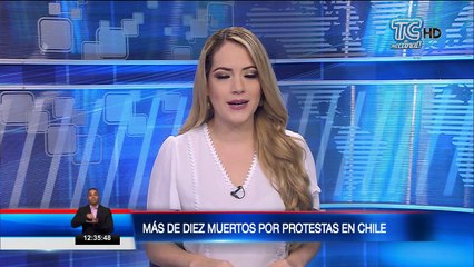 Más de 10 muertos por violentas protestas en Chile