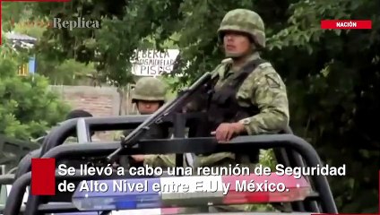 Para congelar el tráfico de armas, México y EU se reúnen