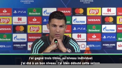 Ballon d'Or - Ronaldo : ''Les récompenses individuelles passent au second plan''