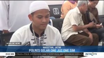 Hafal Satu Juz Gratis Pembuatan SIM di Polres Magetan