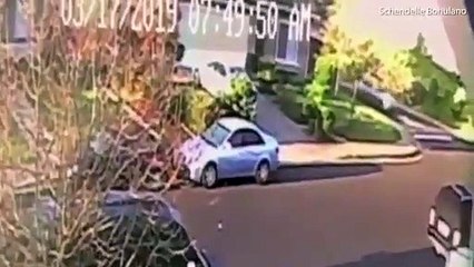 Ladrón entra a la habitación donde dormían niños mientras desvalija una casa