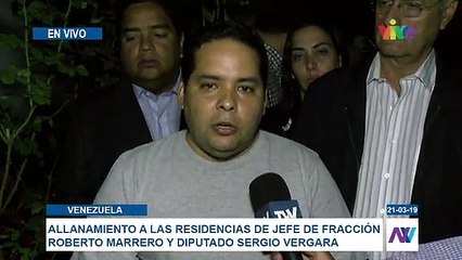 El diputado venezolano Sergio Vergara explica como fue detenido por el régimen chavista