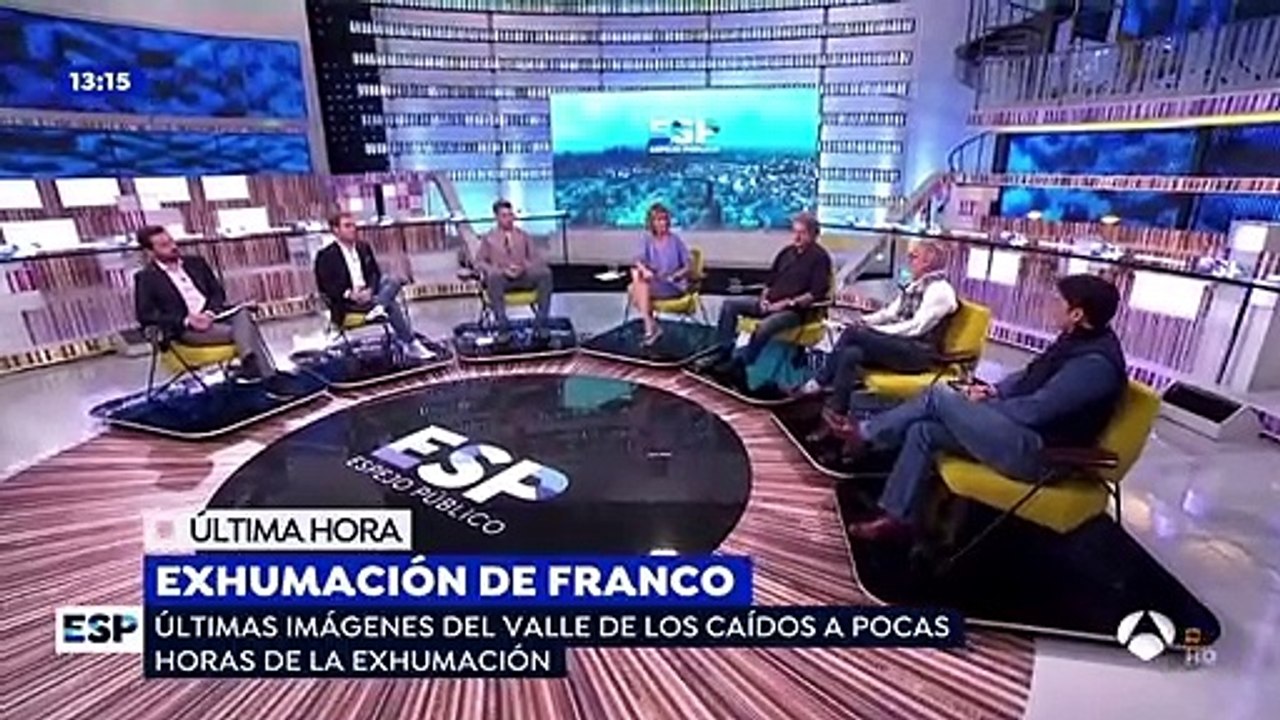 El jeta de Juan Luis Cano (Gomaespuma) va a vender una causa solidaria y acaba soltando un mitin contra Franco