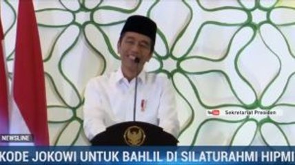 Kode Jokowi untuk Bahlil di Silaturahmi HIPMI
