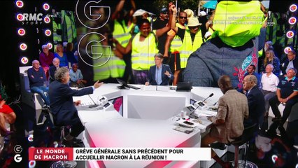 Le monde de Macron : Grève générale sans précédent pour accueillir Macron à la Reunion - 24/10