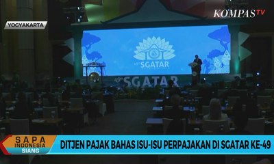 Ditjen Pajak Bahas Isu-Isu Perpajakan di Sgatar ke-49
