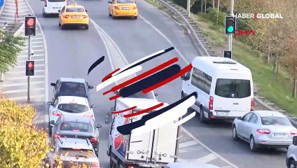 Sürücüleri şaşkına çeviren 3 saniyeli trafik ışıkları