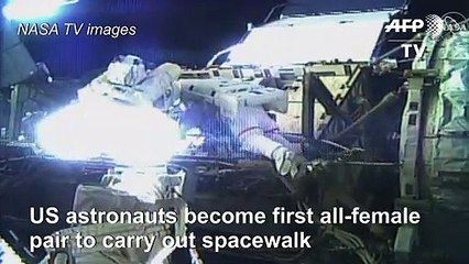 A new dream for all-female spacewalk duo: To walk on Moon