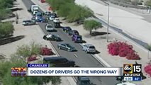 Dozens of drivers caught going the wrong-way on Chandler on-ramp over the weekend