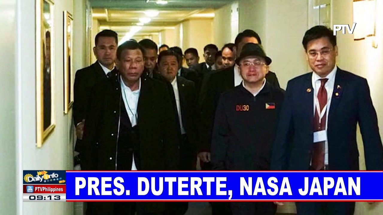 Pres #Duterte, nasa Japan