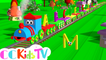 Alphabet Train (USA english) - Learn The Alphabet With Timmy The Train - ABC Train