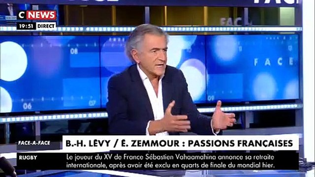 Vives tensions hier soir entre Bernard-Henri Levy et Eric Zemmour sur le plateau de CNews: Ce que vous dites est une ignominie ! C'est du révisionnisme...