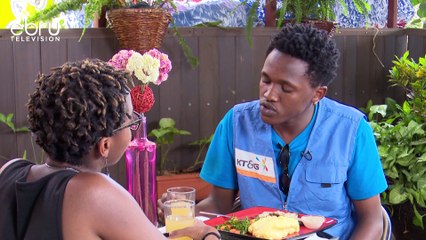 Nervous Brian Gets Lucky To Win Over Her