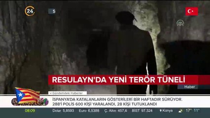 Resulayn'ı örümcek ağı gibi saran terör tüneli ortaya çıkarıldı