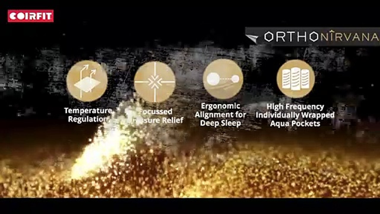 Coirfit Mattress - i-Ortho Nirvana 5 Zone Gold+ Mattress