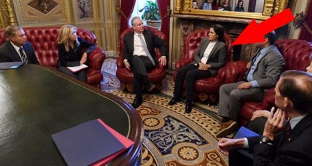 Amerikan senatör, terörist başını makamında ağırladı