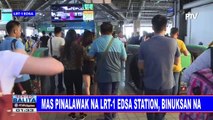 Mas pinalawak na LRT-1 EDSA station, binuksan na