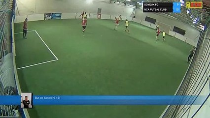 But de Simon (9-15) - SOYEUX FC Vs NCA FUTSAL CLUB - 21/10/19 21:00 - LIGUE 3 - Poitiers Game Parc