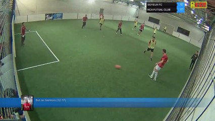 But de Germain (12-17) - SOYEUX FC Vs NCA FUTSAL CLUB - 21/10/19 21:00 - LIGUE 3