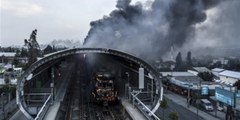 La reconstrucción del metro de Santiago de Chile, costará unos 300 millones de dólares tras ser convertido en cenizas por los violentos