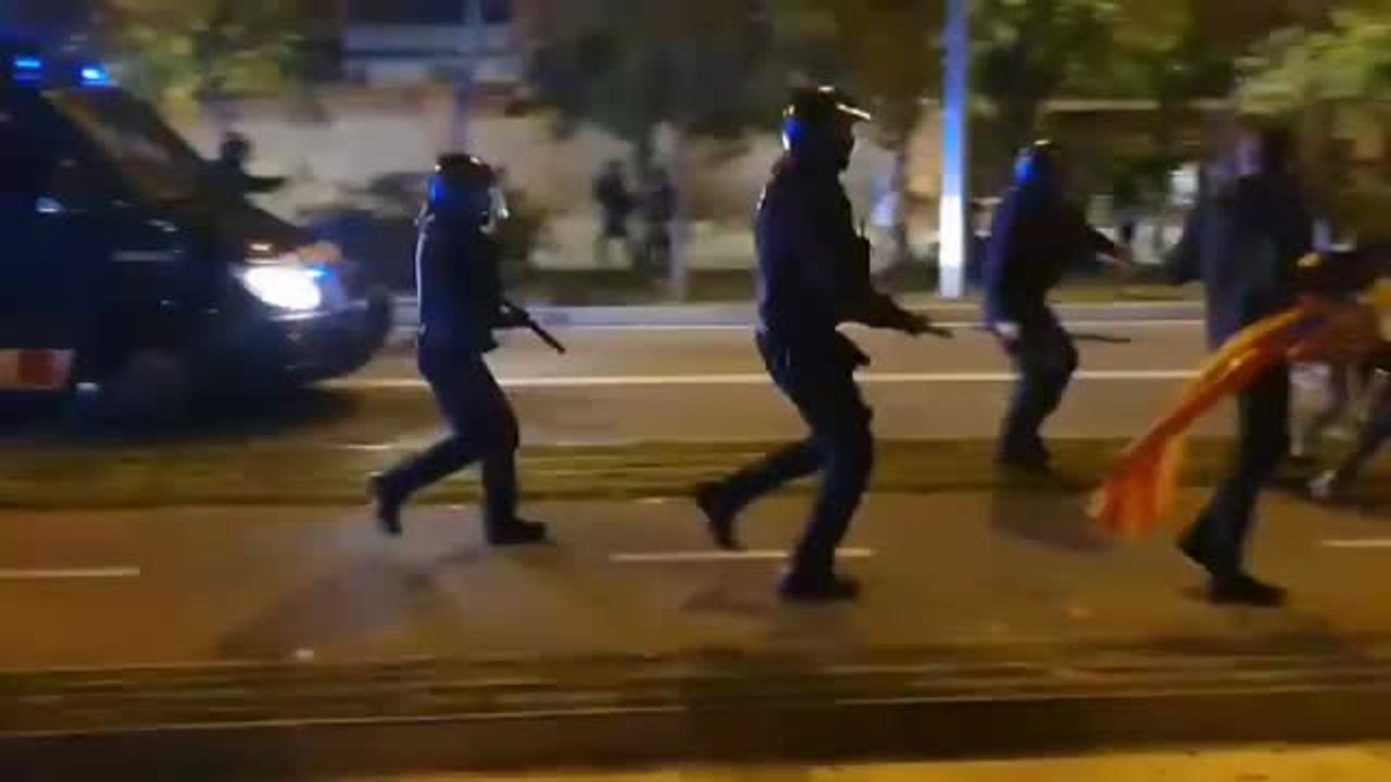 Segunda noche sin incidentes graves en las calles de Barcelona