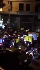 شاهد لحظة ضرب الجيش اللبناني لشبيحة "حزب الله" في بيروت (فيديو)