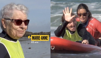 Quand des mamies se "soignent" grâce au surf